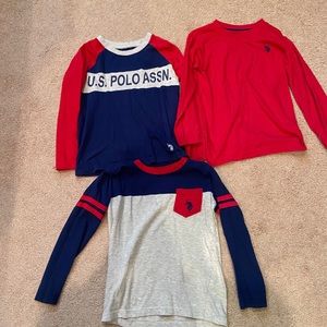 U.S. Polo 3 long sleeve shirts new